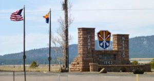 Camp Navajo entrance