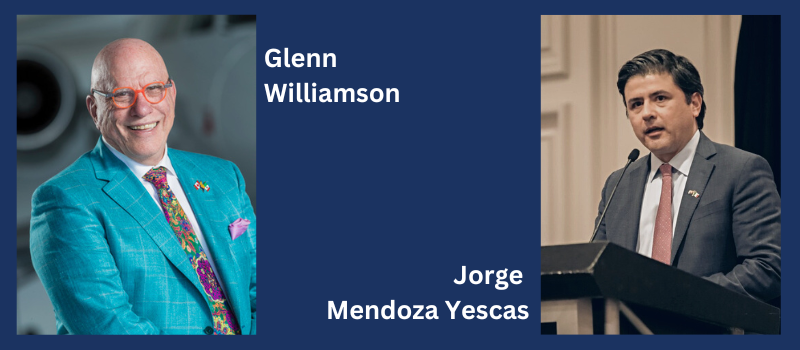 headshots of Glenn Williamson and Jorge Mendoza Yescas