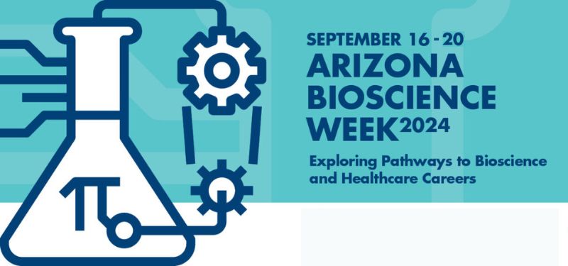 Graphic noting Sept. 16-20, 2024 is Arizona Bioscience Week